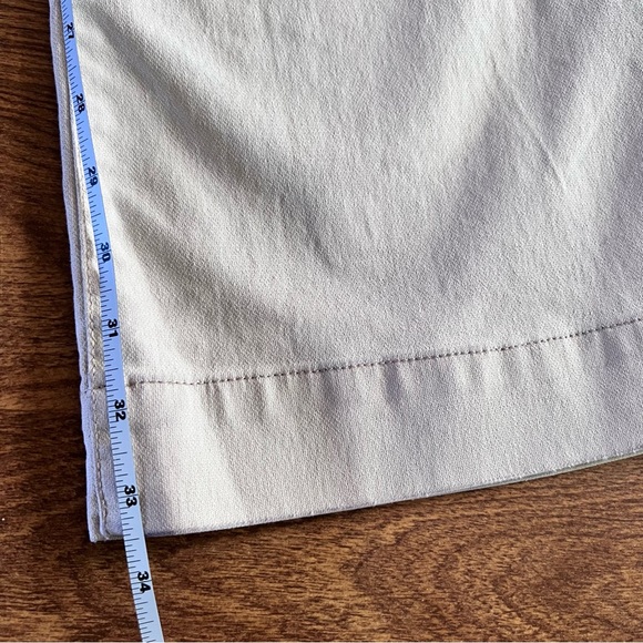 American Eagle Outfitters Khaki Beige Stretch Bootcut Long denim Pants Size 8 - Picture 10 of 13